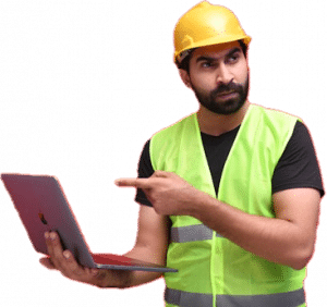 Artisan montre site web a clients