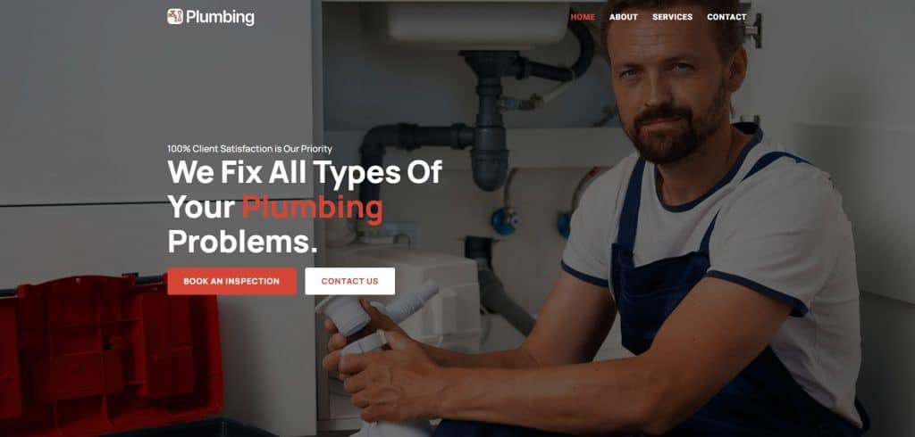 Création site internet Plombier