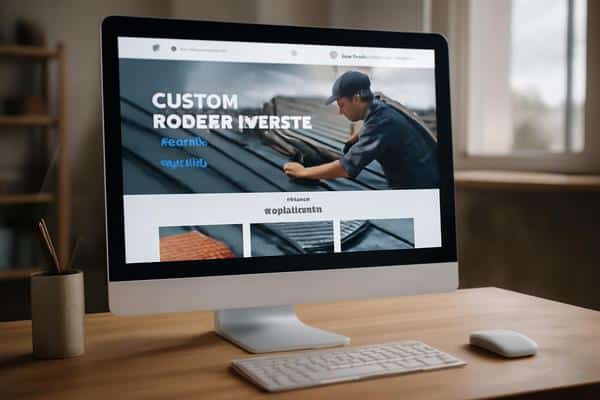 Exemple de site internet professionnel sur-mesure pour couvreur