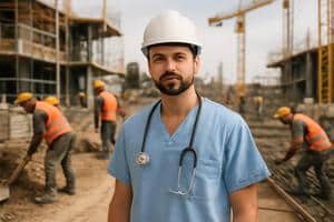 Mutuelle du bâtiment, professionnel BTP santé sur chantier