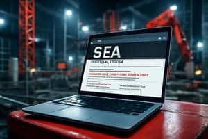 SEA pour une visibilité rapide dans le secteur BTP