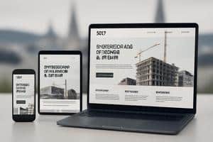 site internet BTP Rouen responsive design smartphone tablette ordinateur