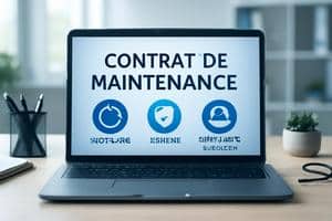 Illustration des prestations incluses dans un contrat de maintenance site web BTP – BTP Web@ccel