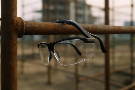Lunettes de sécurité EPI chantier bâtiment