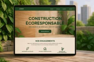 Lire la suite à propos de l’article Création site web écoresponsable pour le secteur BTP – Engagés pour un avenir durable