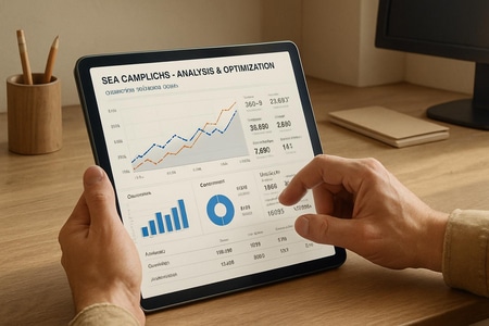 Analyse et optimisation continue de campagnes SEA pour artisans du bâtiment