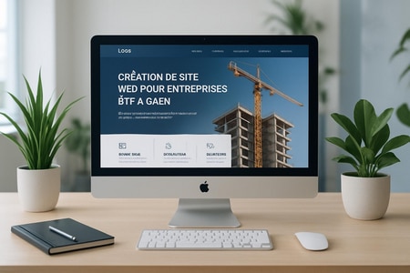 création de site web pour les entreprises BTP à Caen par une agence de communication