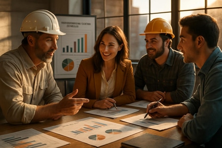 stratégie de communication efficace Caen pour entreprises du bâtiment