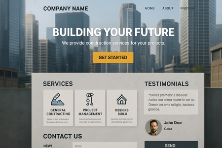 Structure idéale d'une landing page performante pour entreprises du BTP
