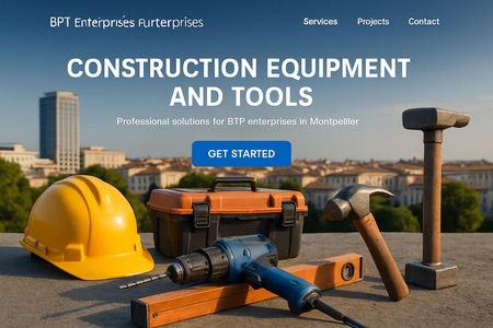 Agence création site web Montpellier pour entreprises BTP - site responsive sur smartphone et ordinateur