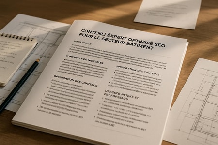 Exemple de contenu expert optimisé SEO pour le secteur bâtiment