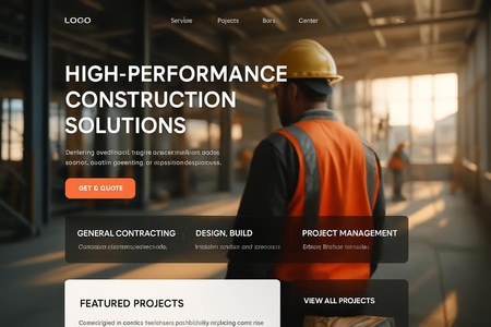 exemple site web btp haute performance medium