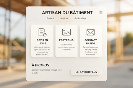 fonctionnalités indispensables site internet artisan du bâtiment