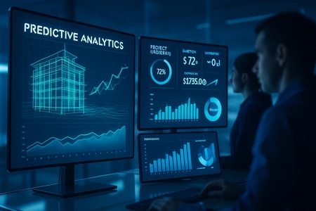 analyse prédictive par IA pour l'optimisation des process BTP