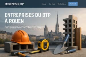 Lire la suite à propos de l’article Création site web Rouen pour entreprises du BTP | Solutions digitales experts