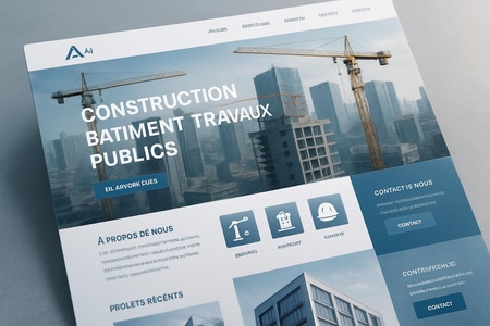créer un site internet professionnel pour entreprise BTP, gagner en visibilité