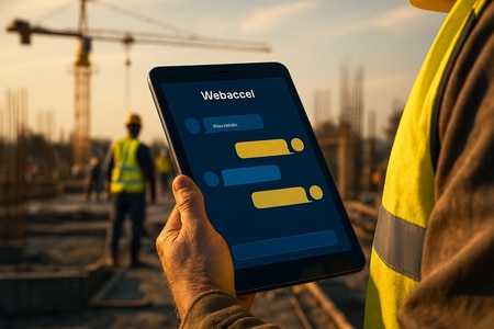 chatbot devis automatique BTP Webaccel