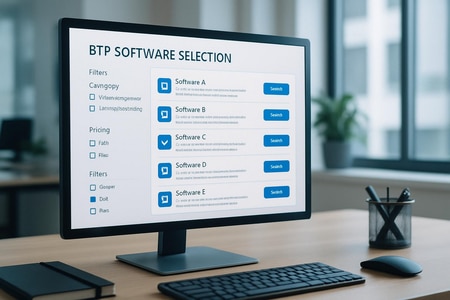 choisir logiciel pour btp critères interface poste de travail
