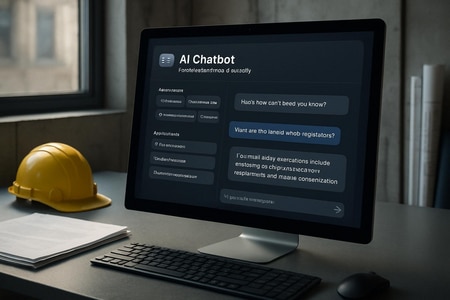 Chatbot IA sur mesure pour le secteur BTP, automatisation et amélioration de la relation client