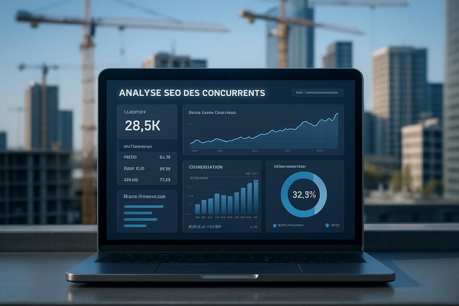 Lire la suite à propos de l’article Analyse SEO concurrents IA : boostez votre stratégie BTP IA