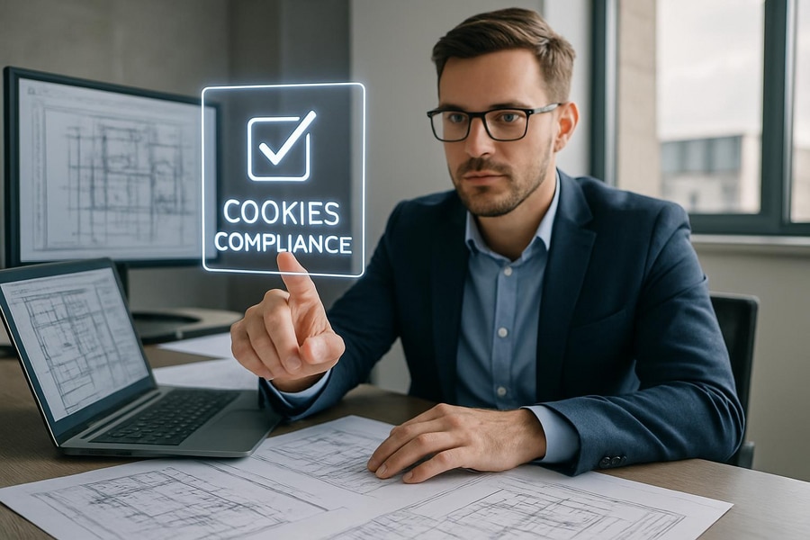 Lire la suite à propos de l’article Respect conformité cookies IA : conformité optimale pour le BTP