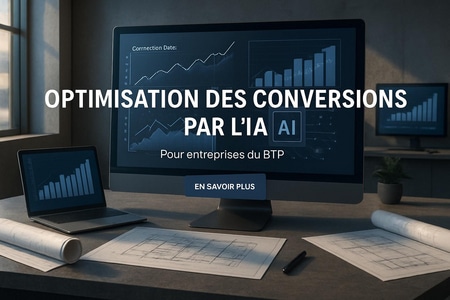 Optimisation conversion IA pour entreprises du BTP, intelligence artificielle et performance digitale