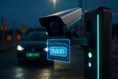 reconnaissance de plaque LPR pour accès sécurisé aux bornes IRVE avec IA