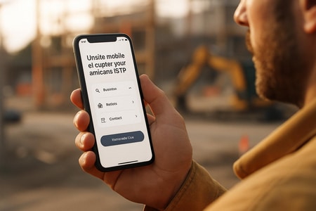 Site d'artisan BTP mobile et rapide pour un référencement optimal