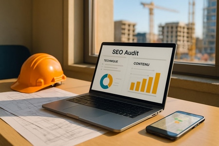 Audit SEO BTP vérification technique et contenu pour capter des devis locaux
