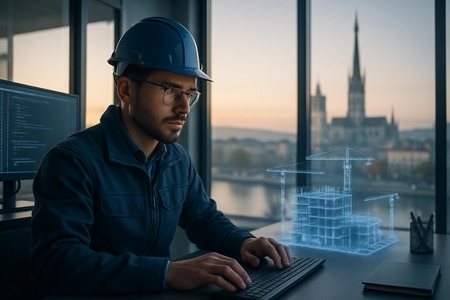 Développement IA Rouen pour le BTP par BTP Web@ccel : vision par ordinateur, OCR et planning intelligent sur chantier