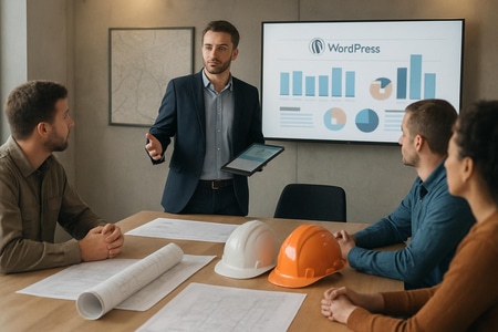 Accompagnement BTP Webaccel pour hebergement WordPress a Rouen et strategie digitale BTP