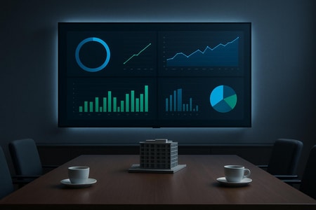 Tableau de bord IA du taux de succès des appels d’offres BTP pour PME