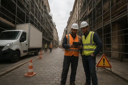 Mémoire technique BTP à Rouen prenant en compte contraintes de centre-ville et logistique de chantier