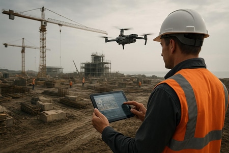 Suivi de chantier automatisé avec IA pour PME du BTP en Normandie