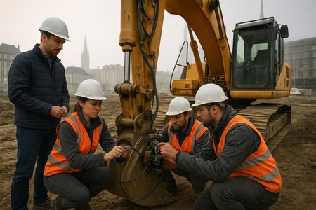 Déploiement projet alerte entretien matériel BTP IA Rouen avec accompagnement terrain
