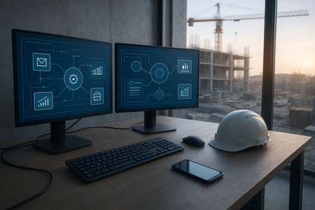 Intégration IA emails BTP avec CRM et logiciels métier en Normandie