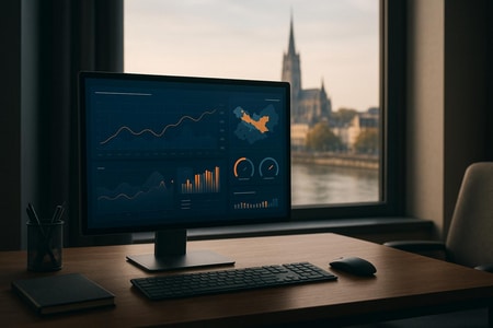 Tableau de bord IA pour pilotage d entreprise BTP à Rouen