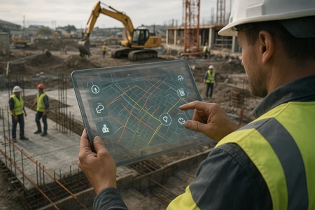 Planning chantier BTP Rouen optimisé par intelligence artificielle pour équipes et sous-traitants
