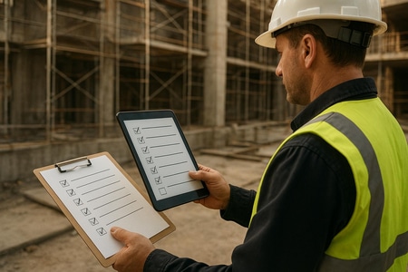 Checklist questions visite sur site appel d’offre BTP pour sécuriser la réponse