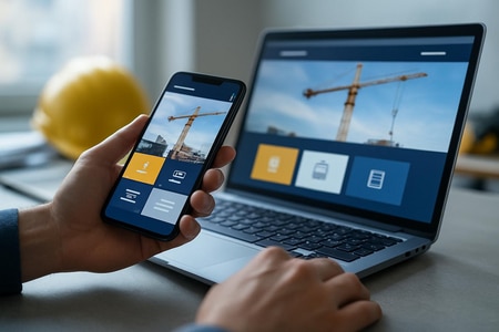 Site internet BTP à Rouen responsive et optimisé pour le mobile