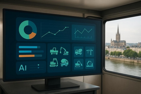 Tableau de bord IA pour gestion inventaire matériel BTP à Rouen