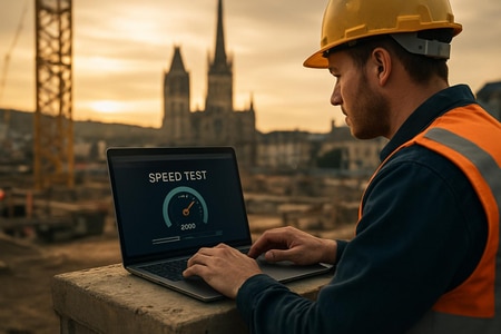 Test vitesse site internet Rouen pour entreprise BTP afin d améliorer la conversion et les demandes de devis