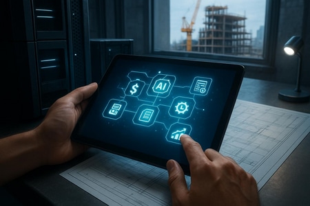 Workflow IA pour automatiser calcul du total DQE et étude de prix BTP