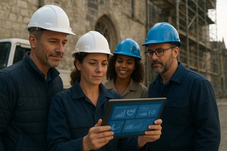 BTP Webaccel accompagnement IA et planification chantiers BTP automatisée à Rouen pour PME