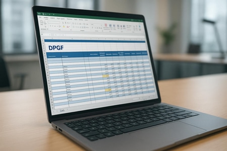 Tableau DPGF exemple décomposition prix global forfaitaire BTP format Excel