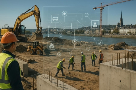 IA pour planning de chantier BTP à Rouen optimisant ressources et équipes