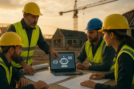 intégration chatbot IA dans une entreprise BTP à Rouen taille medium