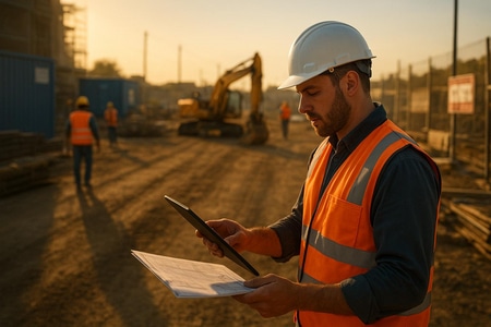 Organisation chantier BTP pour la gestion des délais dans le mémoire technique Medium