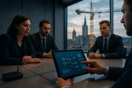 Stratégie de contenu IA pour entreprises BTP à Rouen avec automatisation