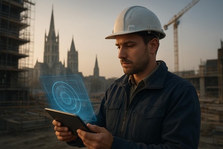 Assistant IA specialise BTP pour creation de contenus web et appels doffres a Rouen